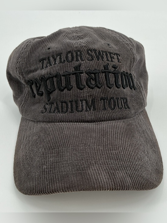 Taylor Swift Accessories - Taylor Swift 2018 Reputation Stadium Tour Corduroy Baseball Cap - Charcoal